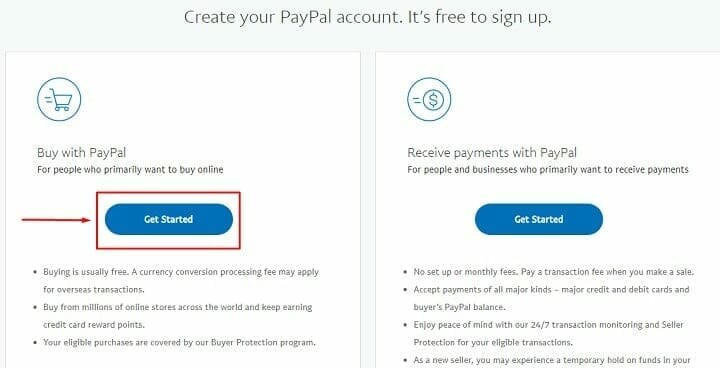 Hướng dẫn đăng ký Paypal