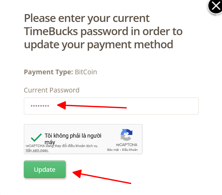 Hướng dẫn rút tiền Timebucks về tài khoản ngân hàng bước 3